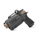 GRITR OWB Kydex Right/Left Hand Gun Holster Compatible with Sig Sauer P320 - Gritr
