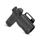 GRITR OWB Kydex Right/Left Hand Holster for S&W M&P Shield EZ 9/380/Equalizer - Gritr