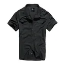 BRANDIT INDIVIDUAL WEAR Essential Black Short Sleeve Shirt (4012-11002) - Brandit Individual Wear