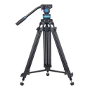 SIRUI SH15 Aluminum 61.06in Height 75mm Bowl Video Tripod With Fluid Head (SH15) - Sirui