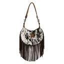 STS Cowhide Nellie Fringe Bag (STS-30603) - Sts