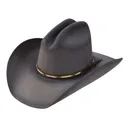 RESISTOL Jason Aldean Rearview Town  4X Unisex Granite Grey Western Cowboy Hat (RWRVTW-JA4149) - Resistol
