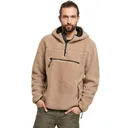 BRANDIT INDIVIDUAL WEAR Men's Hooded Fleece Quarter Zip Black Pullover (5023-11002) - Brandit Individual Wear