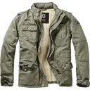 BRANDIT INDIVIDUAL WEAR Men's Sherpa-Lined Black Military Jacket (9390-11002) - Brandit Individual Wear