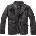 BRANDIT INDIVIDUAL WEAR Men's Sherpa-Lined Black Military Jacket (9390-11002) - Brandit Individual Wear