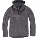 BRANDIT INDIVIDUAL WEAR Men's Fleece-Lined Quarter Zip Windbreaker Pullover (3001-11002) - Brandit Individual Wear