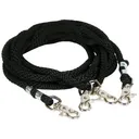 PROFESSIONAL'S CHOICE 16ft Black Poly Rope Draw Reins (7PDR) - Professional's Choice