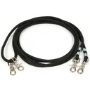 PROFESSIONAL'S CHOICE 16ft Black Cord Rope Draw Reins (7CDR) - Professional's Choice