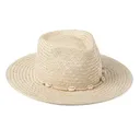 LACK OF COLOR Seashells Fedora Natural Hat (SEASHELLFED-NAT) - Lack Of Color