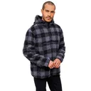BRANDIT INDIVIDUAL WEAR Men's Hooded Fleece Quarter Zip Black Pullover (5023-11002) - Brandit Individual Wear