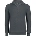 BRANDIT INDIVIDUAL WEAR Men's Marines Black Quarter Zip Sweater (5019-11002) - Brandit Individual Wear