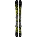 HEAD Oblivion Team Black/Yellow Junior Freeride Skis with JRS 7.5 GW CA Brake 78H Bindings (314494+114470) - Head