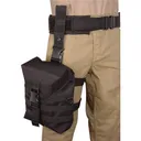 VOODOO TACTICAL Drop Leg Gas Mask Black Hip Platform (15-8179001000) - Voodoo Tactical