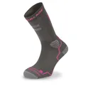 ROLLERBLADE Women's High Performance Dark Gray/Pink Socks (06A85100500) - Rollerblade