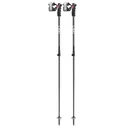 LEKI Peak Vario 3D Adjustable Black/Anthracite/Orange Ski Poles (65367611) - Leki