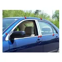 QAA 12-Piece Stainless Steel Window Trim Package Fits Toyota Corolla 2003-2008 (WP24112) - Qaa