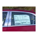 QAA 6-Piece Stainless Steel Pillar Post Trim fits Cadillac CTS 2014-2019 (PP54251) - Qaa