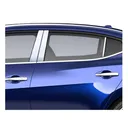 QAA 6-Piece Stainless Steel Pillar Post Trim Fits Lexus LS430 2001-2006 (PP23101) - Qaa