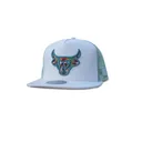 LOST CALF Olmeca White Flat Cap (LC00037) - Lost Calf