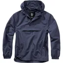 BRANDIT INDIVIDUAL WEAR Light Windbreaker Black Quarter Zip Pullover (3162-11002) - Brandit Individual Wear
