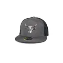 LOST CALF Iron Grey/Black Flat Cap (LCF00008) - Lost Calf