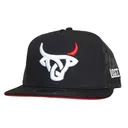 LOST CALF Buck Black Flat Cap (LCF00038) - Lost Calf