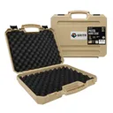 GRITR TSA Approved Hard Pistol Case w/ Foam Padding - Colors - Gritr