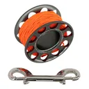AKONA Aluminum Spool w/ Double-Ended Stainless-Steel Clip for Scuba Diving - Akona