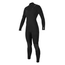 O'NEILL Women's HyperFreak 3/2+mm Chest Zip Full Black Wetsuit (5348-A00) - O'neill