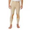 OVATION Mens EuroWeave DX Suede Knee Patch Breeches (464416) - Ovation Riding