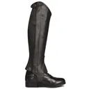OVATION Women's Pro Leather Black Half Chaps (464328BLK) - Ovation
