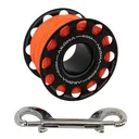 AKONA Aluminum Spool w/ Double-Ended Stainless-Steel Clip for Scuba Diving - Akona