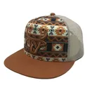 LOST CALF Holt Brown Flat Cap (LCF00074) - Lost Calf