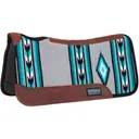 CIRCLE Y Tacky Woven Standard Square Contour 31x32in Black Pad (277-HJ7-BKT) - Circle Y