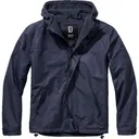 BRANDIT INDIVIDUAL WEAR Windbreaker Black Fleece-Lined Full Zip Jacket (3167-11002) - Brandit Individual Wear