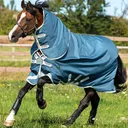 HORSEWARE IRELAND AmEco 1200D Plus 0g Teal/Gray Turnout Blanket (AAROJ0-CTJ0) - Horseware Ireland