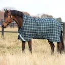 HORSEWARE IRELAND Rhino Wug 100g Hunter Check/Navy & Green Turnout Blanket (AABW61-H3BH) - Horseware Ireland