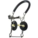 HAPPY MOUTH Roller Hackamore Double Jointed Bit (467528SS) - Happy Mth