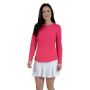 IBKUL Women's Long Sleeve Crew Neck with Mesh (83000) - Ibkul