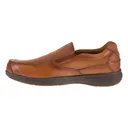 FLORSHEIM Men's Bayside Cognac Slip-On Boat Shoes (FS2325) - Florsheim