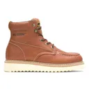 WOLVERINE Men's Moc-Toe Steel-Toe EH 6in Tan Work Boots (W08289) - Wolverine Footwear
