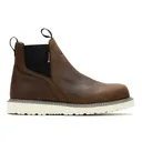 WOLVERINE Men's Trade Wedge Steel-Toe Romeo Sudan Brown Work Boots (W231101) - Wolverine Footwear