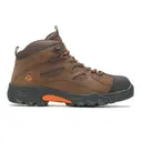 WOLVERINE Men's Hudson Steel Toe Dark Brown/Black Work Boots (W02194) - Wolverine Footwear