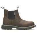 WOLVERINE Men's Floorhand Romeo Steel-Toe Dark Brown Work Boots (W221018) - Wolverine Footwear