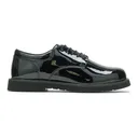 BATES Women's High Gloss Black Duty Oxford Shoes (E22741) - Bates