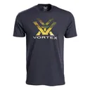VORTEX Men's Bass Core Logo Polar Night Short Sleeve T-Shirt (125-02-POL) - Vortex Optics