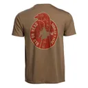 VORTEX Men's Gobbler Goner Coyote Heather Short Sleeve T-Shirt (125-03-CHE) - Vortex