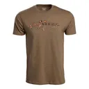 VORTEX Men's Precision Profile Coyote Heather Short Sleeve T-Shirt (125-04-CHE) - Vortex
