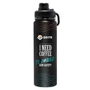 GRITR 24 oz/710 ml Stainless Steel Double Wall Vacuum Insulated Water Bottle - Gritr