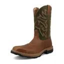 TWISTED X Men's 11in UltraLite X Ginger/Olive Branch Work Boots (MULN001) - Twisted X
